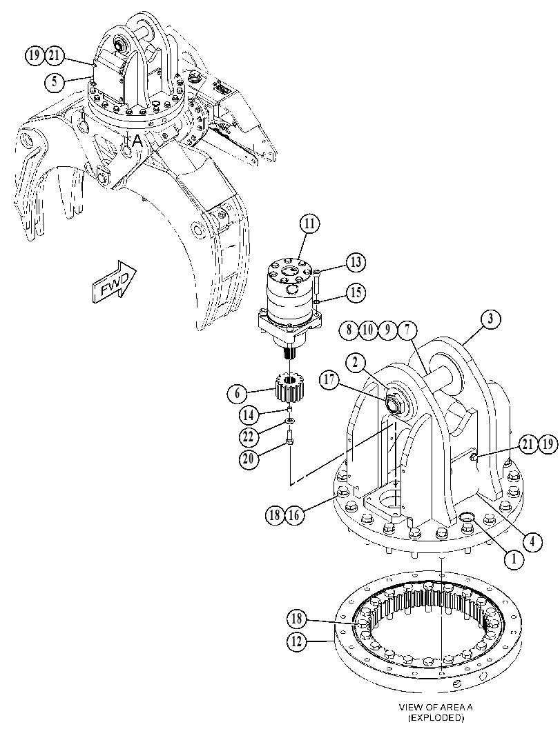 ROTATOR GP-HYDRAULIC 4189342 CAT
