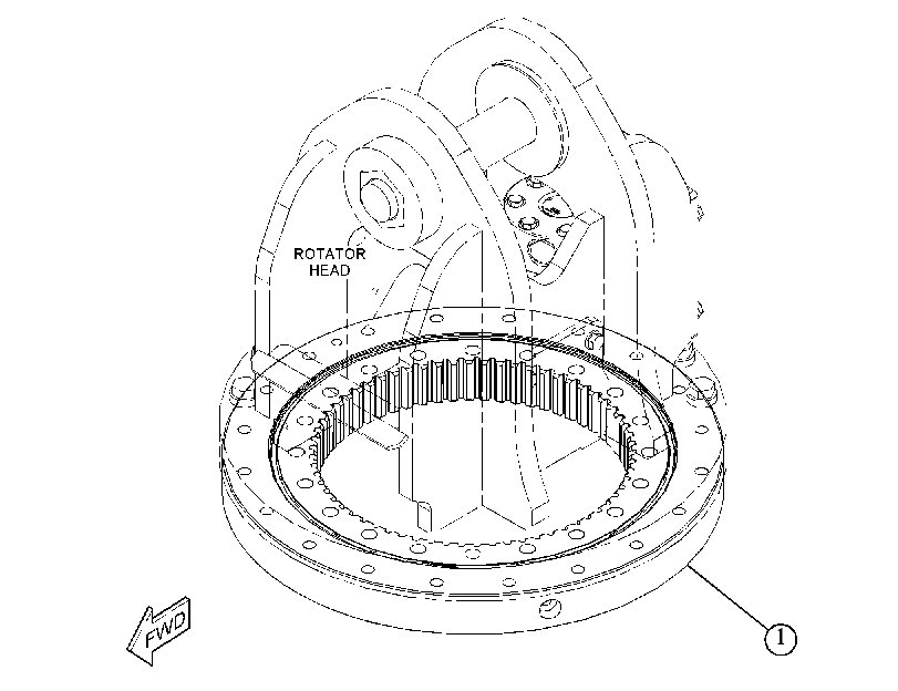 BEARING GP-ROTOR 4867465 CAT