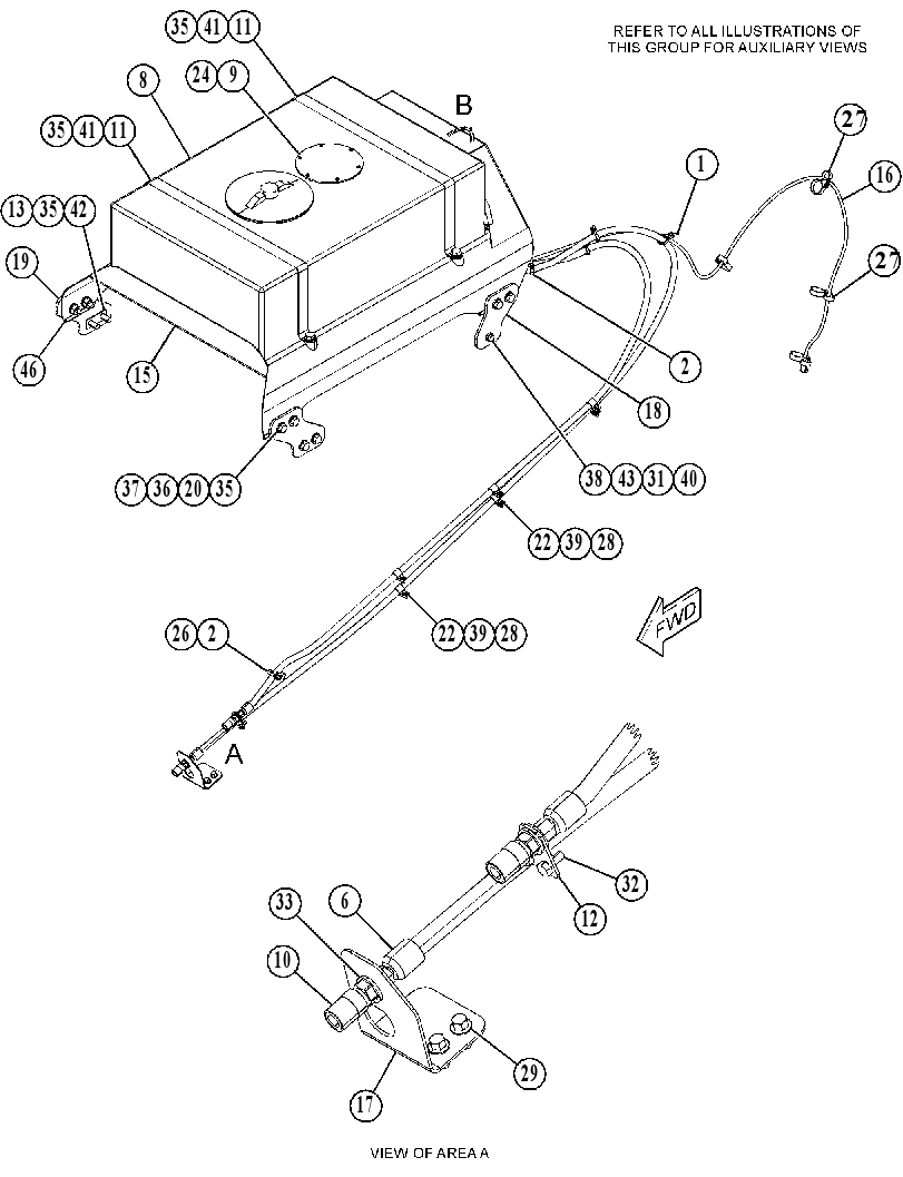 KIT-WATER TANK & MOUNTING 4825132 CAT