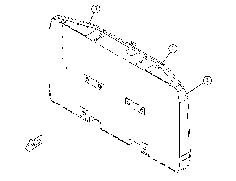 COUNTERWEIGHT AS 4399414 CAT