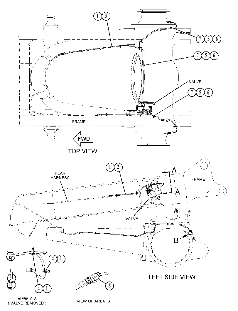 WIRING GP-TRACTION CONTROL 4612050 CAT