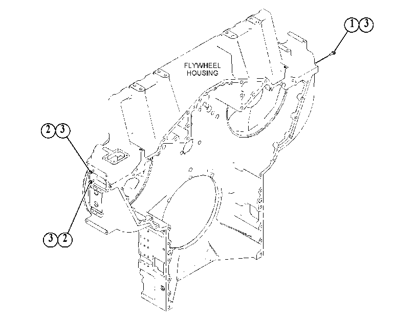 FASTENER GP-FLYWHEEL HOUSING 5011286 CAT