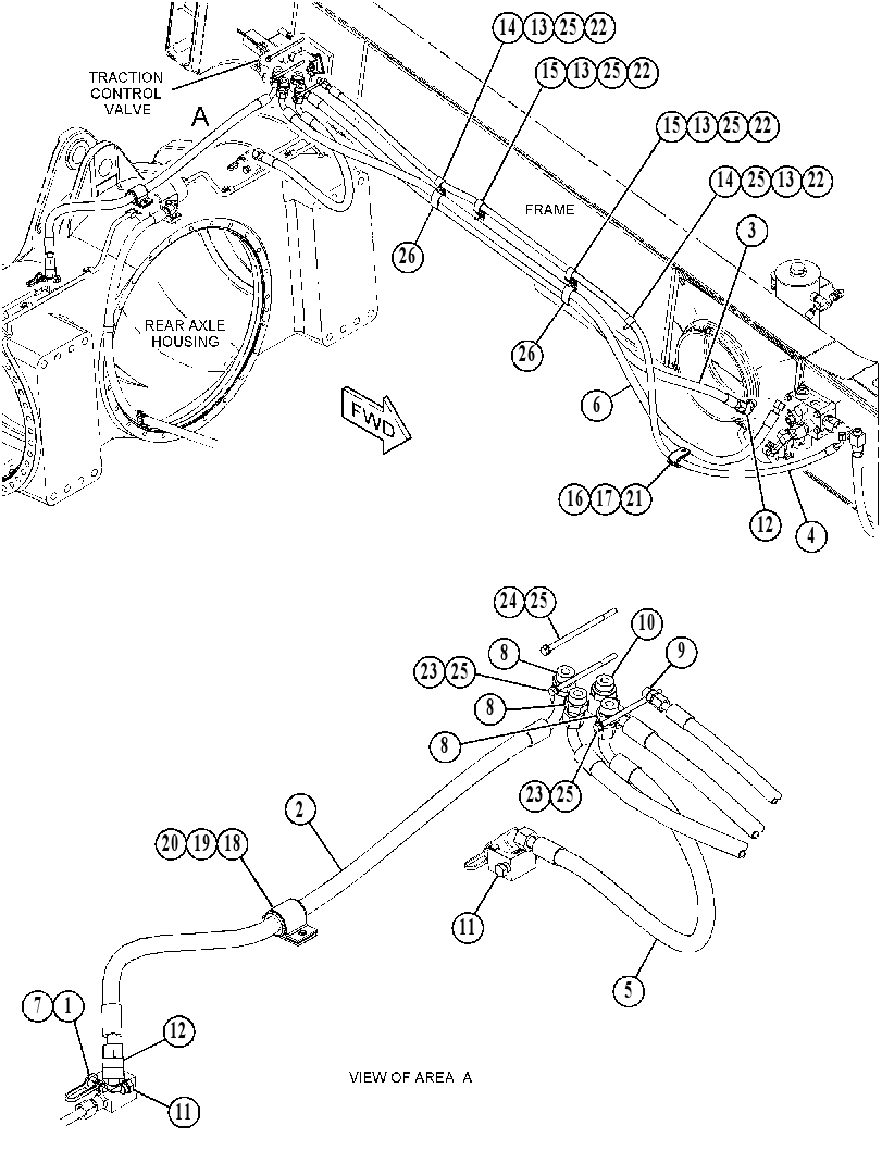 LINES GP-TRACTION CONTROL 4606697 CAT