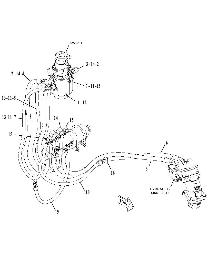 LINES GP-ROTATOR 4380409 CAT