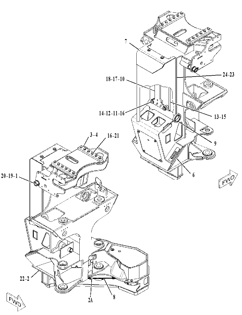 FRAME GP-GRAPPLE 4380467 CAT