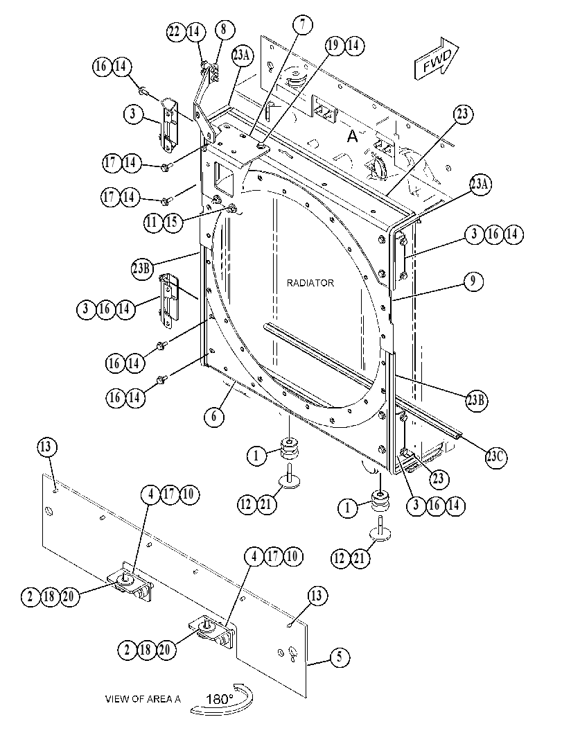 BAFFLE GP-RADIATOR 4227011 CAT