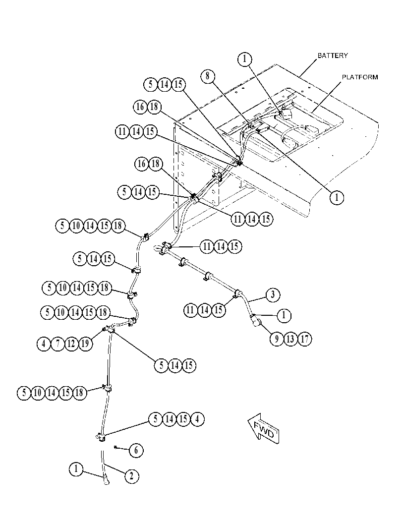 WIRING GP-AIR STARTING 3784054 CAT