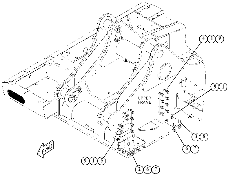 MOUNTING GP-RISER 4399426 CAT