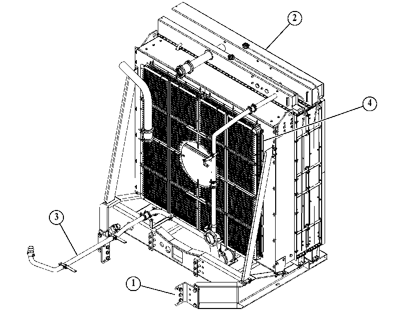 Радиатор 4710355 CAT