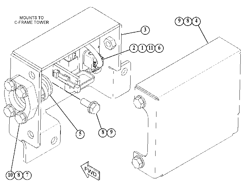 SENSOR & MTG GP-GRADE 4583011 CAT