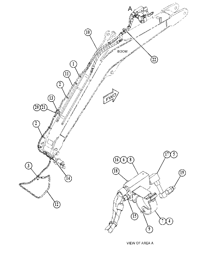 KIT-HYDRAULIC LINES 4260241 CAT