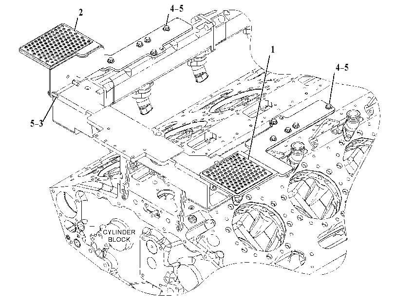 SHIELD GP-WATER MANIFOLD 3577049 CAT