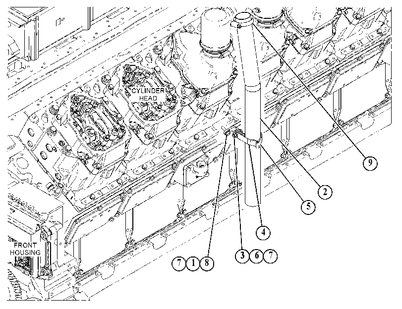 Система отвода газов 4432122 CAT