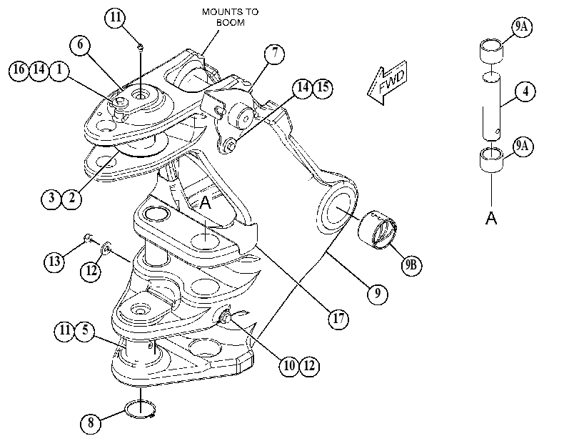 FRAME GP-SWING 3789623 CAT