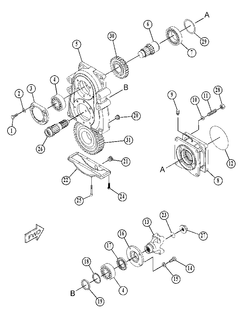 DRIVE GP-HYDROSTATIC 4981046 CAT