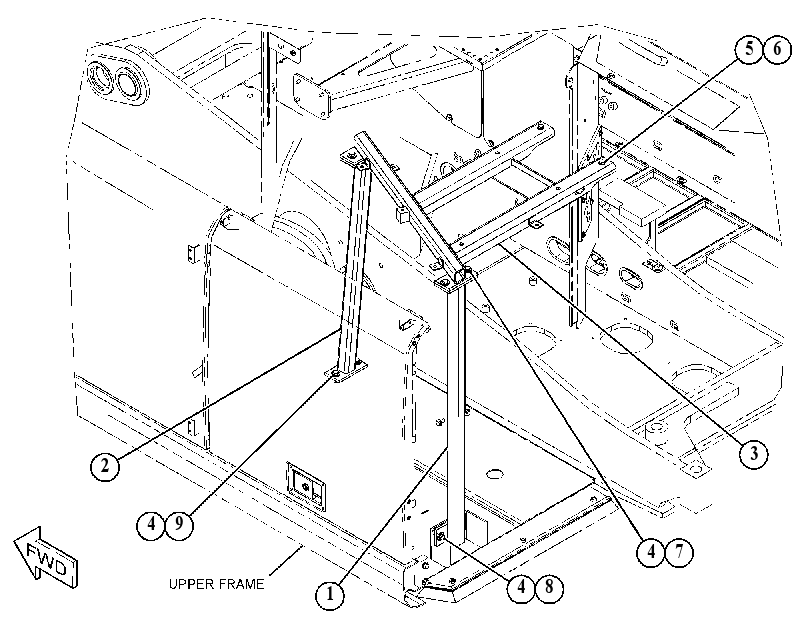 FRAME GP-GENERATOR CONNECTION 4772437 CAT
