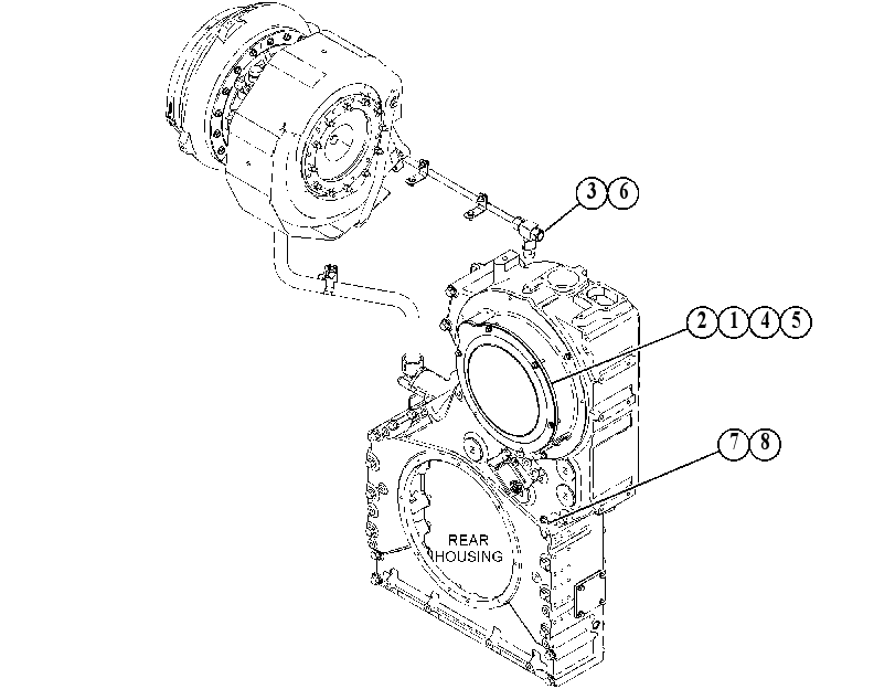 COVER GP-REAR HOUSING 4553679 CAT