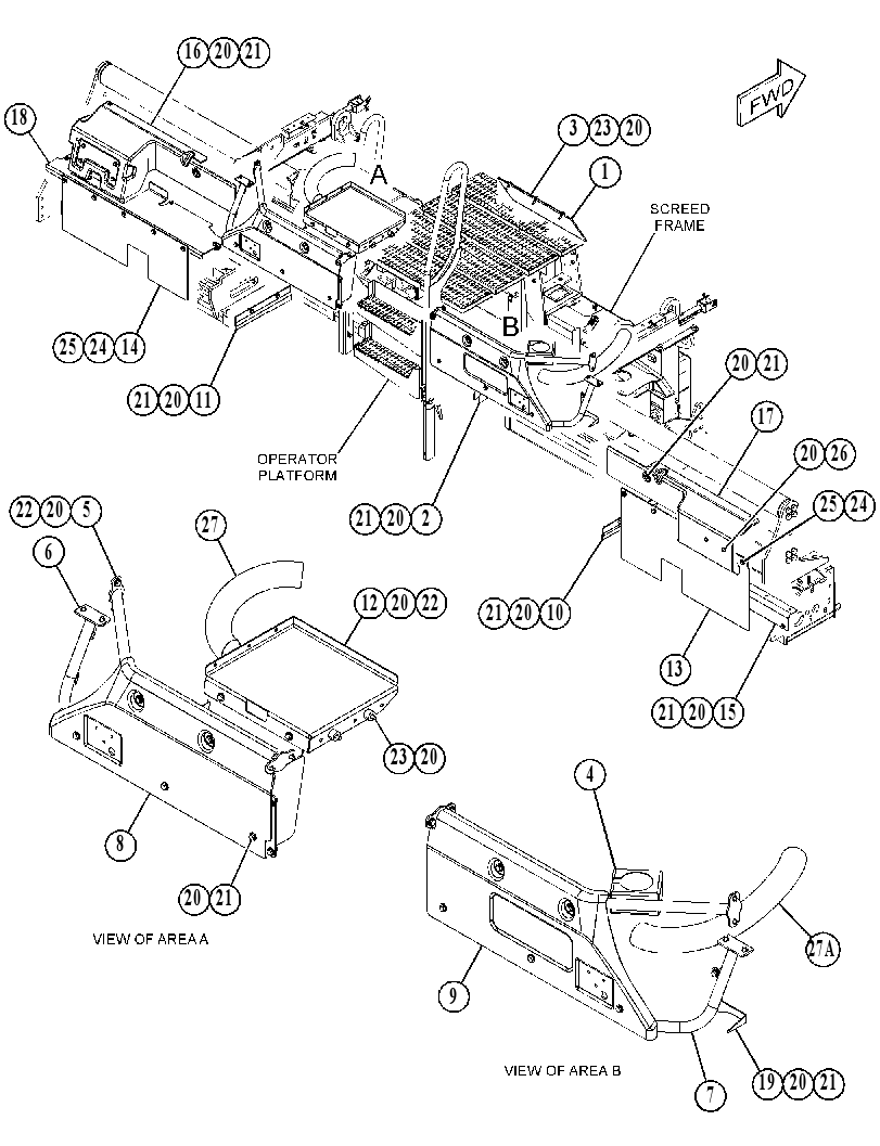 COVER GP-SCREED 4733309 CAT