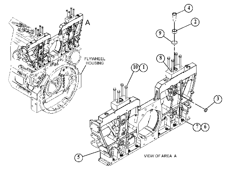 MOUNTING GP-TURBOCHARGER 3983829 CAT