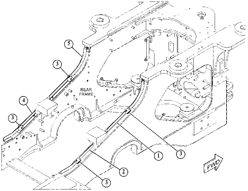 MOUNTING GP-HOOD 4635464 CAT