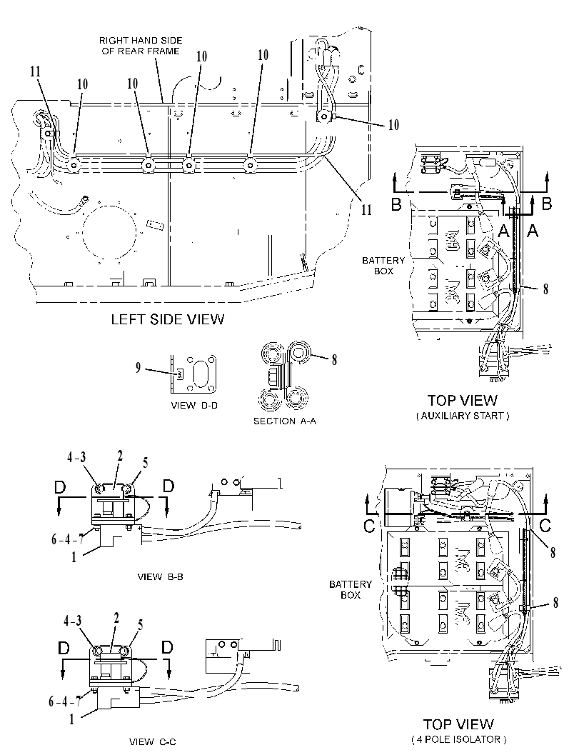 RECEPTACLE GP-AUXILIARY START 3511258 CAT