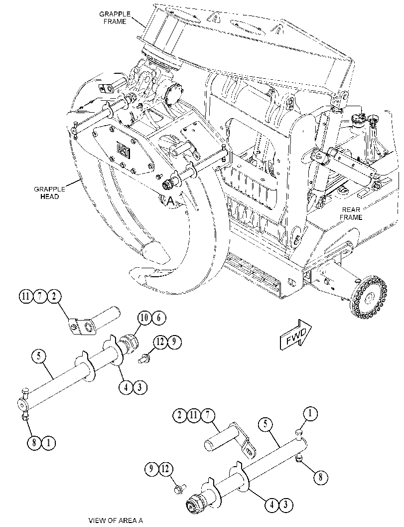 PIN GP-GRAPPLE 5081858 CAT