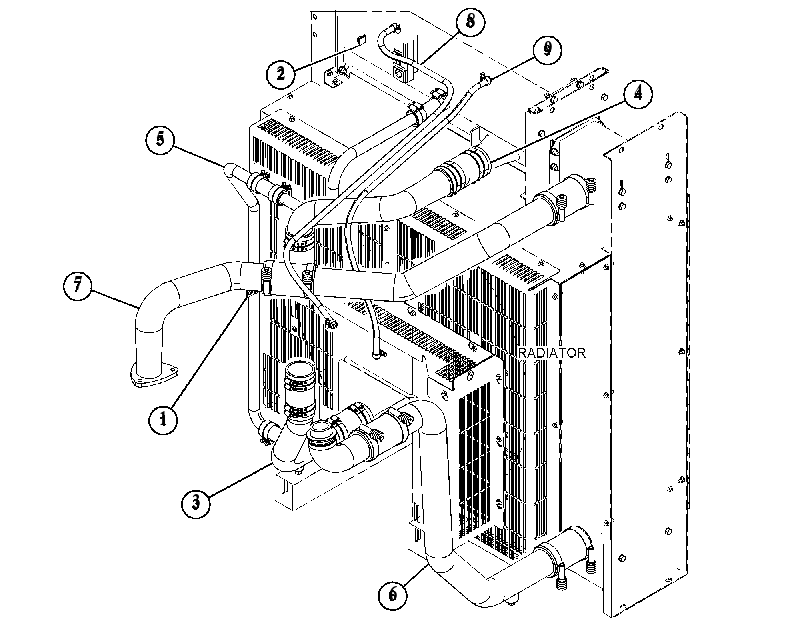 HOSE GP-RADIATOR 4672566 CAT