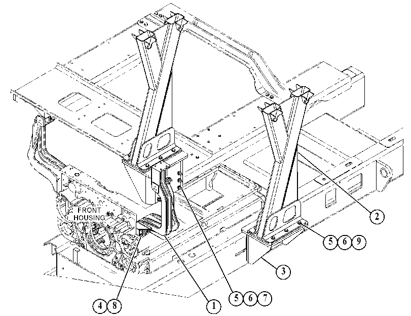 SUPPORT GP-EXHAUST 4287473 CAT