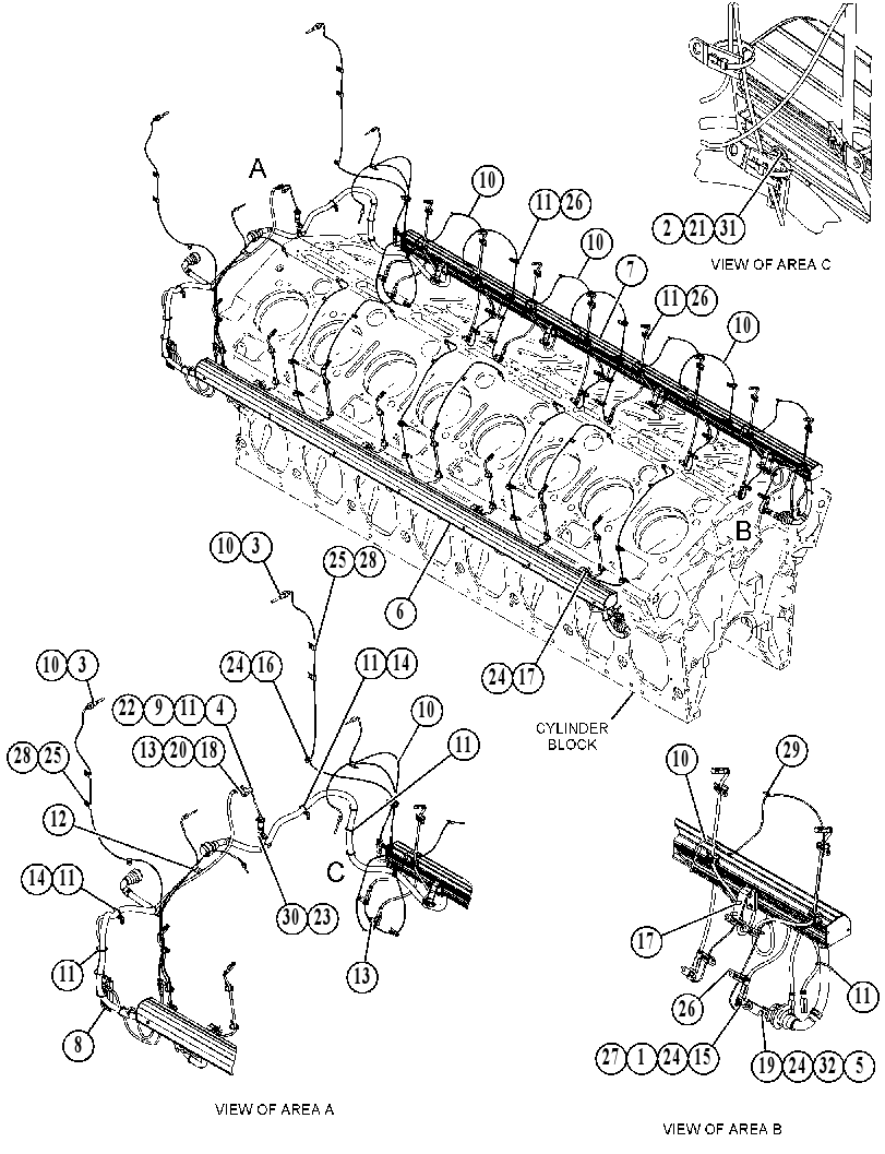 WIRING GP-THERMOCOUPLE 4649723 CAT