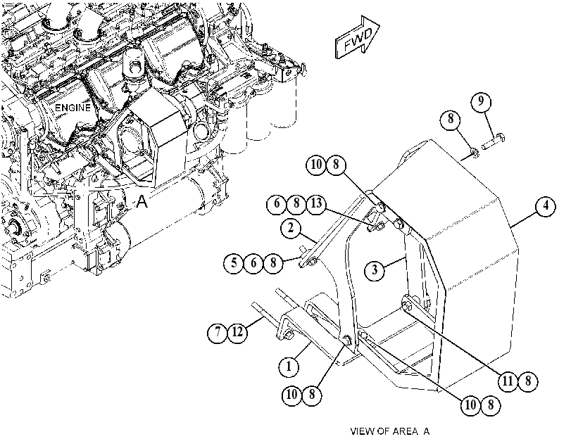 GUARD GP-TURBOCHARGER 5012435 CAT