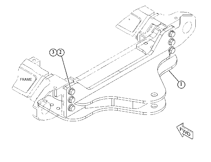 HITCH GP-TOWING 3702990 CAT