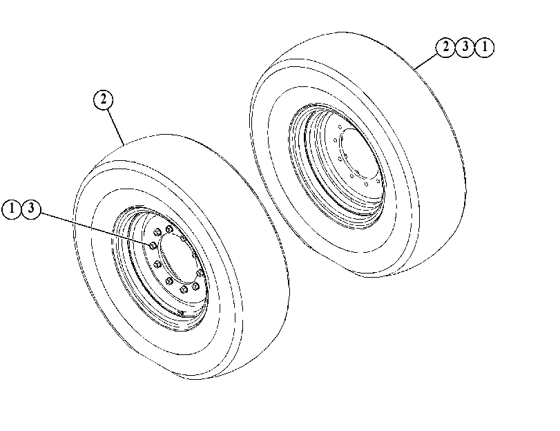 WHEEL & MTG GP-DRIVE 5051452 CAT
