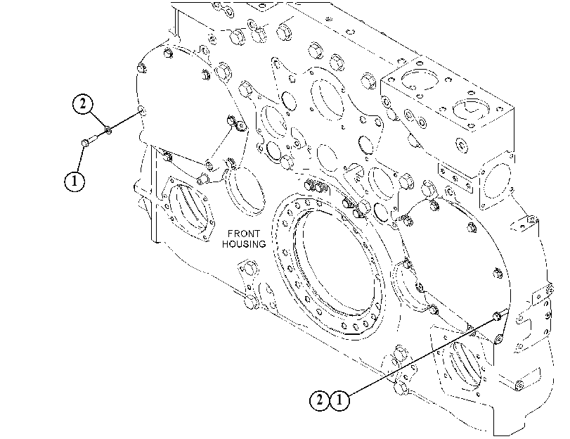 FASTENER GP-FRONT COVER 4929914 CAT