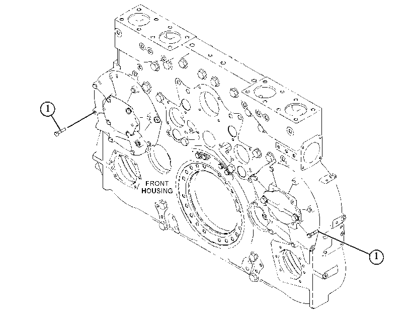 FASTENER GP-FRONT COVER 4929916 CAT