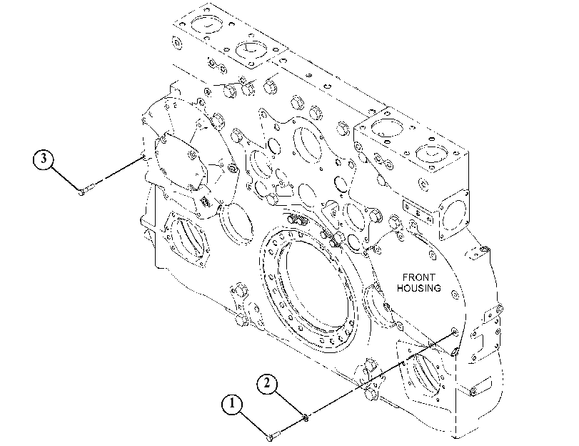 FASTENER GP-FRONT COVER 4929918 CAT