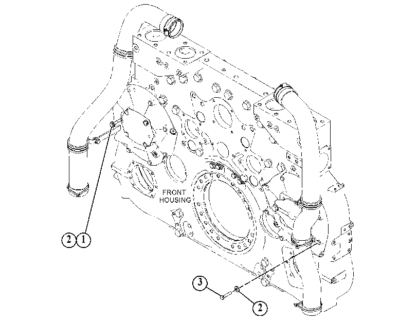 FASTENER GP-FRONT COVER 4929917 CAT