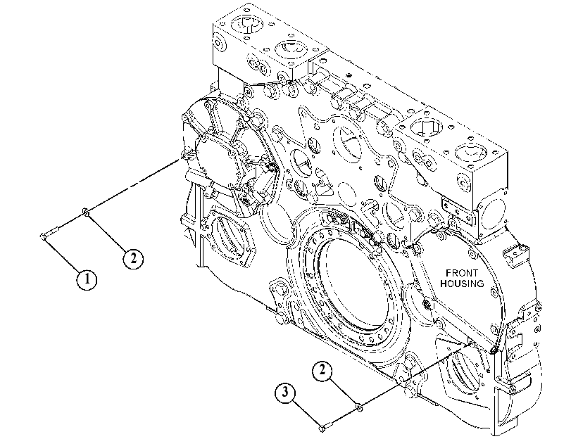 FASTENER GP-FRONT COVER 4929919 CAT