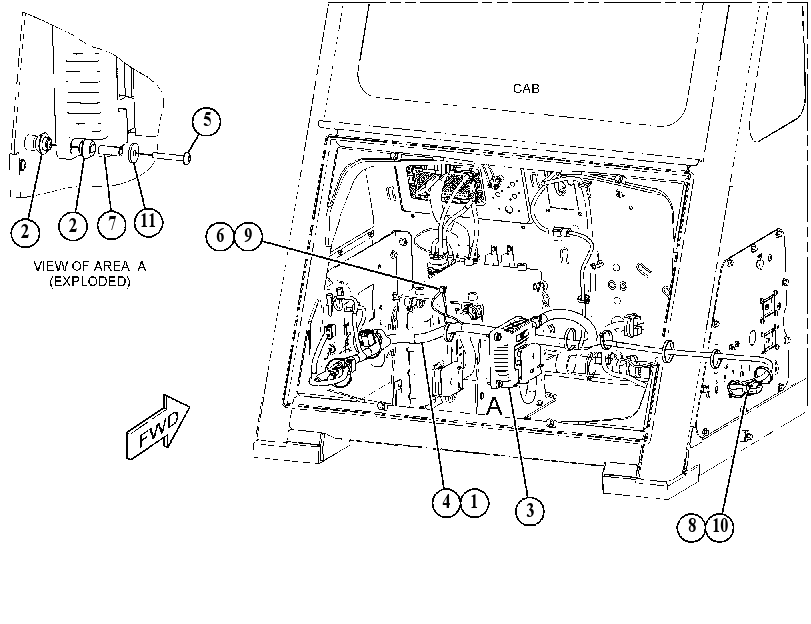 Проводка связи 4705240 CAT