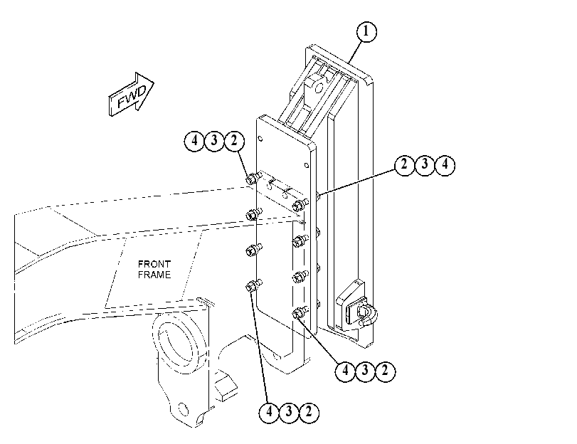 PLATE GP-PUSH 4204809 CAT