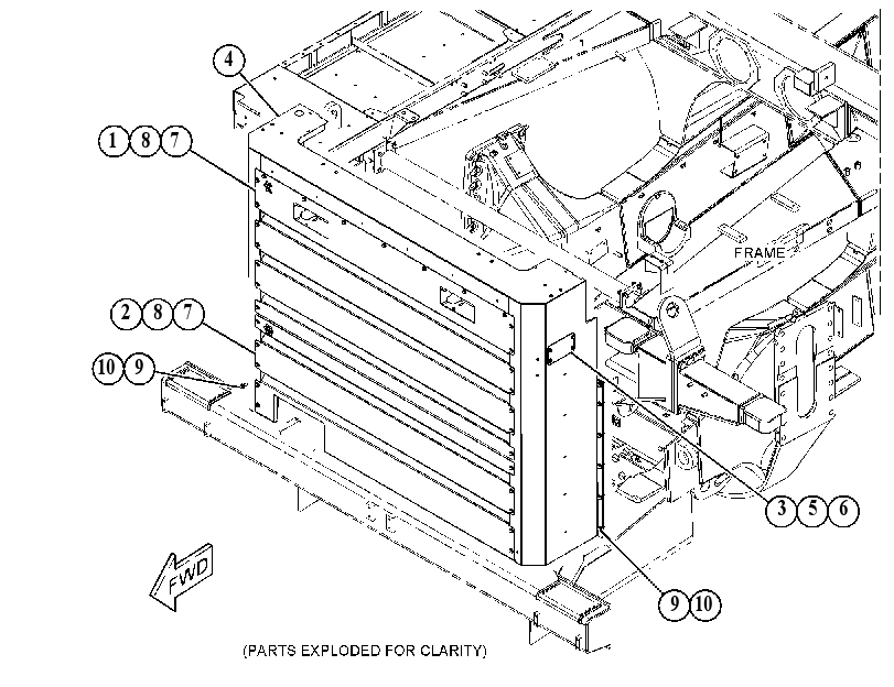 COWLING GP 4615390 CAT