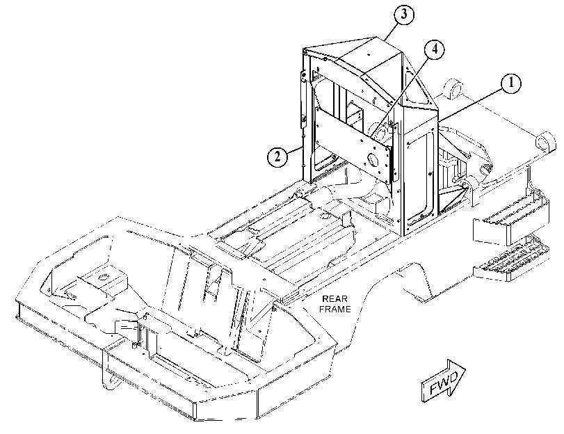 ENCLOSURE GP-HYDRAULIC TANK 4742904 CAT