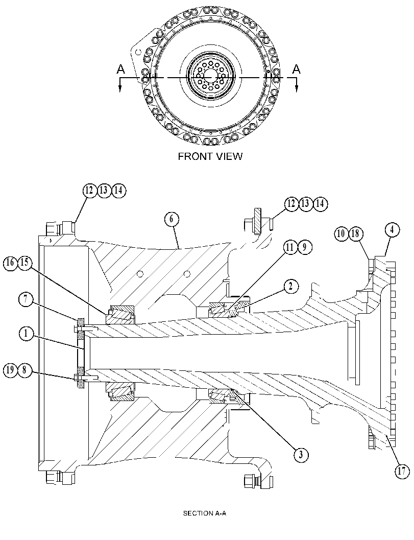WHEEL GP-REAR 4703818 CAT