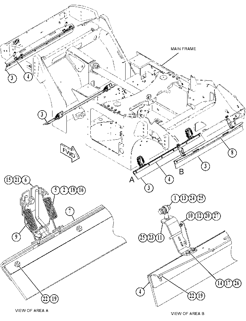 SCRAPER GP-DRUM 4917481 CAT