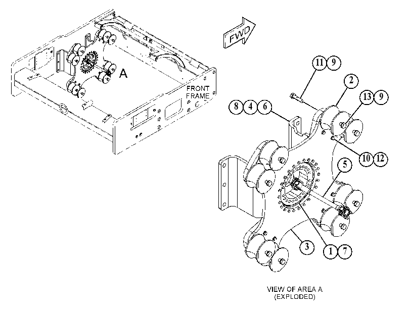 DRIVE GP-SUPPORT & VIBRATORY 4925117 CAT