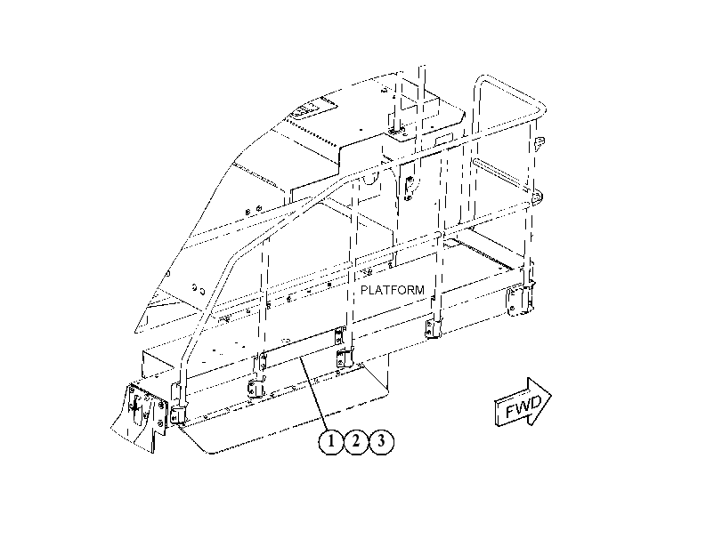 FASTENER GP-HANDRAIL 4679693 CAT
