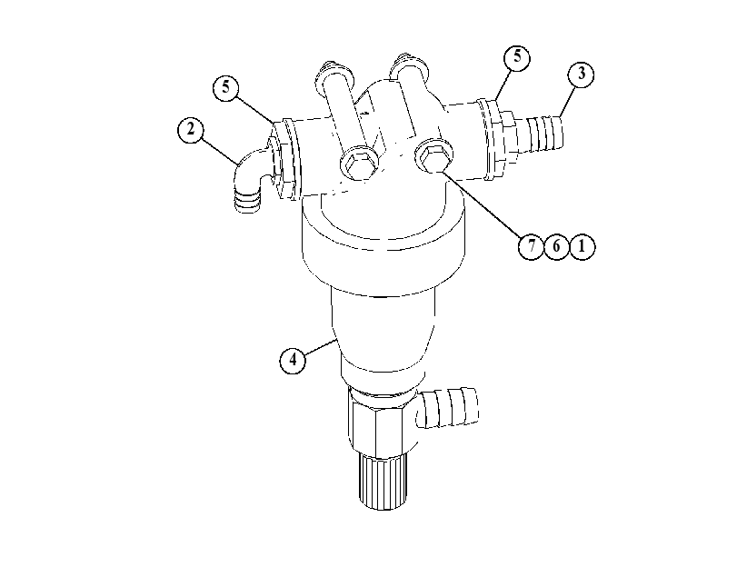 FILTER GP-WATER 5041515 CAT