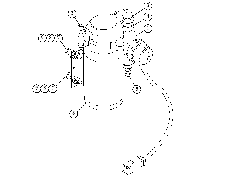 PUMP GP-WATER SPRAY 5054217 CAT