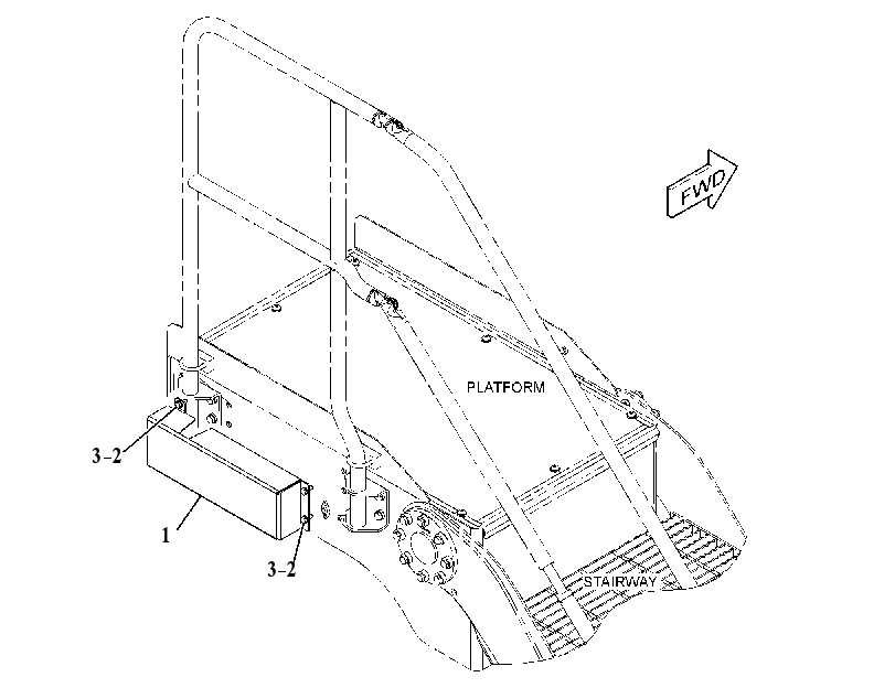 COVER & MTG GP-STAIRWAY 3540516 CAT