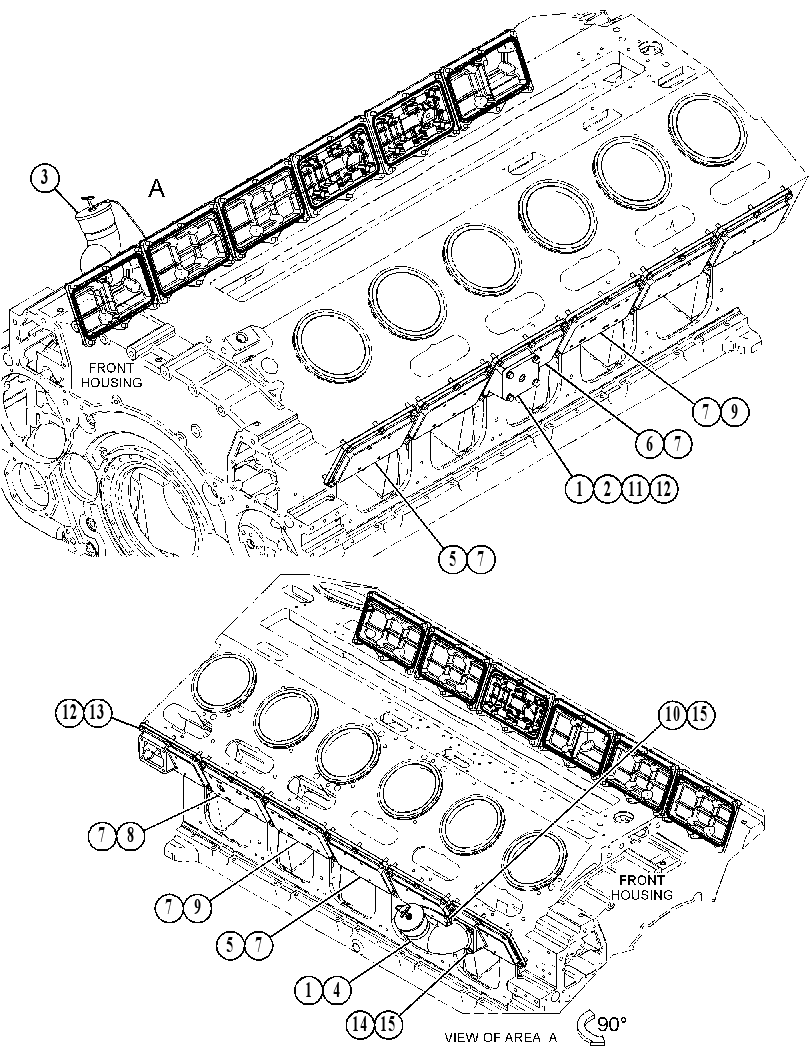 Крышка распредвала 4571531 CAT