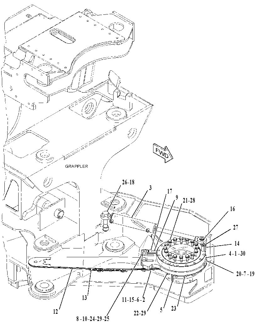 SAW GP-CHAIN 4380471 CAT
